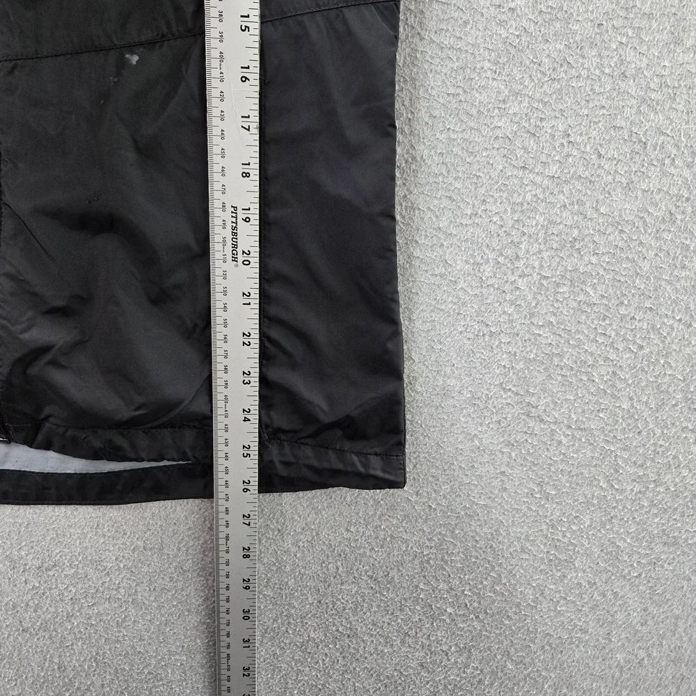 Columbia Men Jacket S Black Nylon Polyester Activewear Zipper Logo READ